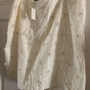 Talbots flower skirt